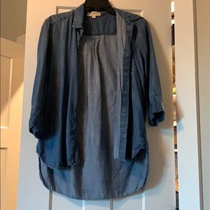 Cloth and stone denim shirt